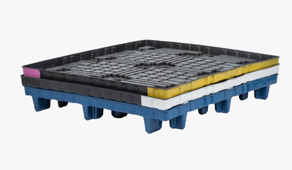 img otimizando logistica industrial pallet plastico